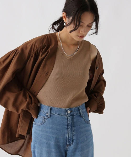 ✨伊太利屋タンクトップ✨ セール】2WAYニットタンク/588496（タンクトップ）｜Elura（エルーラ