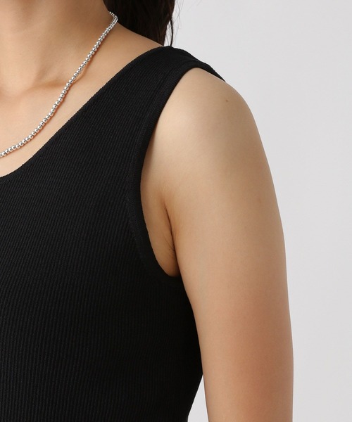 Elura（エルーラ）の「2WAYニットタンク/588496（タンクトップ・レディース・ブラック/ブラウン・FREE）」の12枚目の写真