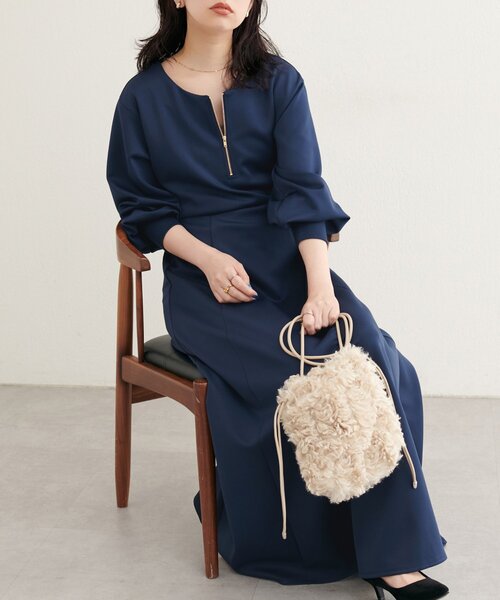 ❤️新品❤️定価2.1万　ICB スタイルプラスダンボールワンピース　ネイビー ❤️新品❤️定価2.1万 ICB スタイルプラスダンボールワンピース