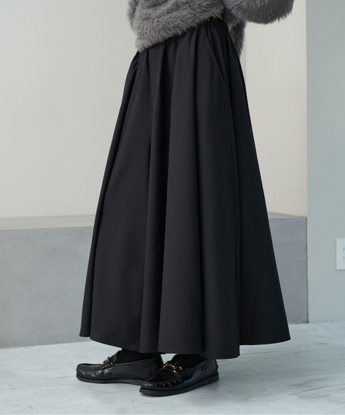 Drape Gather Hakama Pants - ドレープギャザー袴パンツ