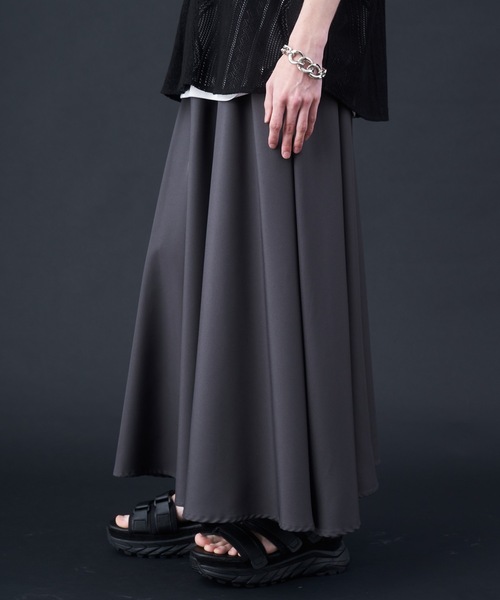 Drape Gather Hakama Pants - ドレープギャザー袴パンツ（スラックス