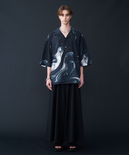 kapital 袴パンツ きるもの 袴パンツ｜コットンワッシャー 茶｜unisex freesize