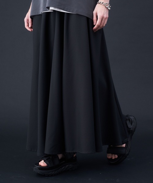 Drape Gather Hakama Pants - ドレープギャザー袴パンツ（スラックス