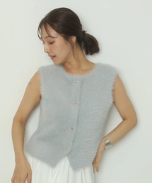 Apuweiser-riche◆カットソー/2/コットン/GRY/21290512/アプワイザーリッシェ/グレー/ Apuweiser-riche（アプワイザーリッシェ）の「クロップドシアー