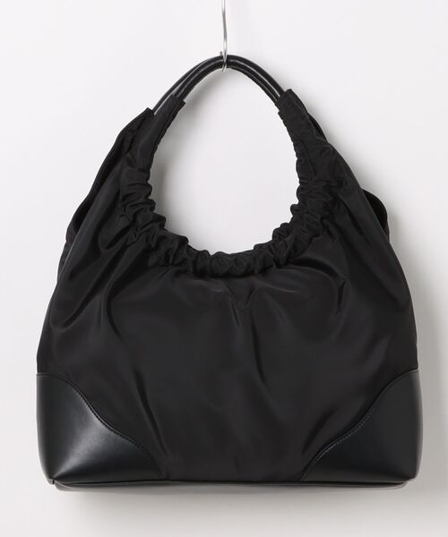 LANVIN en Bleu（ランバンオンブルー）の「バタフライツイスト ワンショルダーバッグ（ショルダーバッグ・レディース・ブラック/ダークパープル/グリーン・FREE）」の4枚目の写真