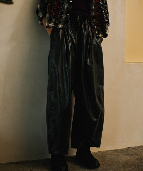 セール】Freada/フリーダ レザレット イージー タックパンツ（その他