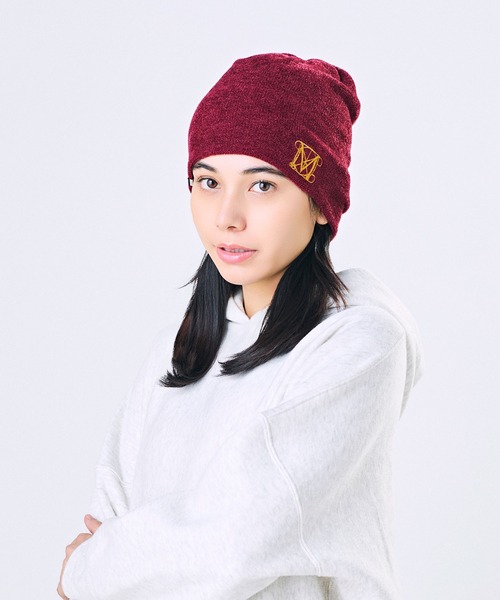 CA4LA 耳当て付きリブあみニット帽　VORST 4 CA4LA 耳当て付きリブあみニット帽 VORST 4 耳あて付きニット｜帽子