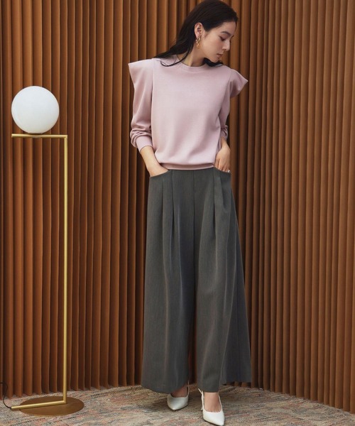 ELFRANK（エルフランク）の「《新色追加》ダンボールパワーショルダーカットソー（Tシャツ/カットソー・レディース・レッド/オフホワイト/ブラック・M/L）」の20枚目の写真