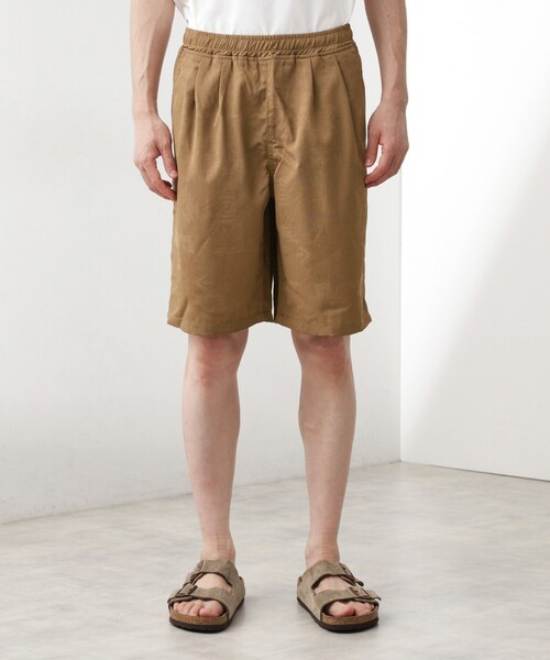 THE SHOP TK (ザ ショップ ティーケー )の「2タックワイドショートパンツ(その他パンツ・メンズ・ベージュ/チャコールグレー・02/03/04)」の11枚目の写真