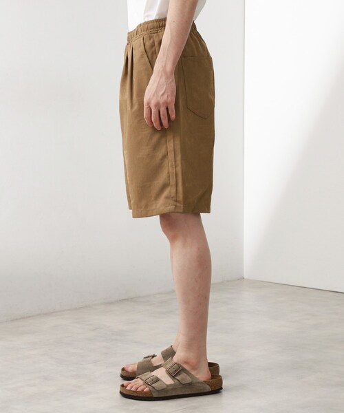 THE SHOP TK (ザ ショップ ティーケー )の「2タックワイドショートパンツ(その他パンツ・メンズ・ベージュ/チャコールグレー・02/03/04)」の12枚目の写真