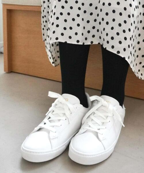 RODE SKO（ロデスコ）の「『着圧』MAEE　コンプレッションリブソックス（ソックス/靴下・レディース・ブラウン/ブラック/グレー系その他/レッド/オフホワイト・MEDIUM）」の6枚目の写真