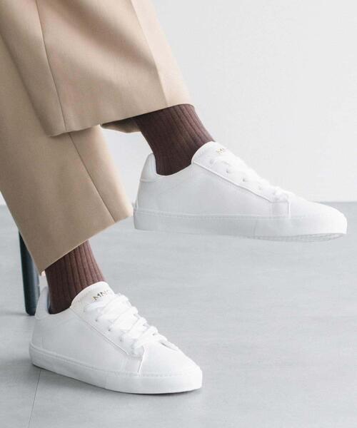 RODE SKO（ロデスコ）の「『着圧』MAEE　コンプレッションリブソックス（ソックス/靴下・レディース・ブラウン/ブラック/グレー系その他/レッド/オフホワイト・MEDIUM）」の15枚目の写真