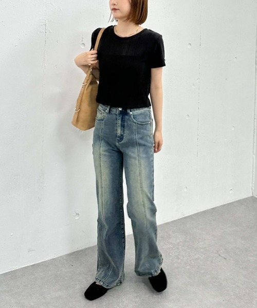 archives（アルシーヴ）の「ネーム起毛テレコＴｅｅ（Tシャツ/カットソー・レディース・グレー/ブラック/ベージュ・MEDIUM）」の15枚目の写真