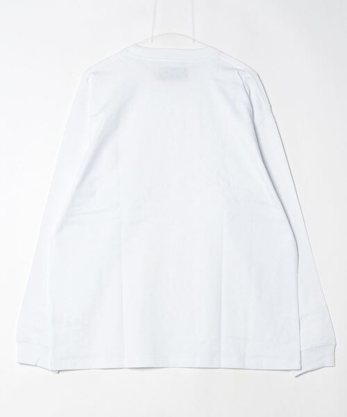 UNIVERSAL OVERALL(ユニバーサルオーバーオール)の「UNIVERSAL OVERALL / ポケット ロングスリーブ TEE _14/US COTTON OE / U2233210(Tシャツ/カットソー・メンズ・オートミール/ブラック/ホワイト・LARGE/X-LARGE/MEDIUM)」の4枚目の写真