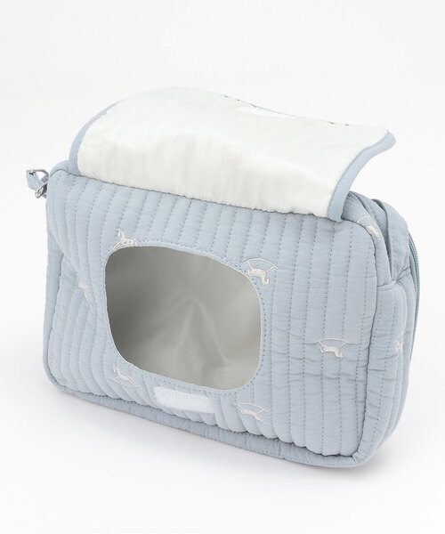 petit main（プティマイン）の「【抗菌防臭】マルチケース（その他ベビー用品・キッズ・アイボリー/ライトピンク/ライトブルー・F）」の9枚目の写真