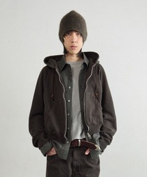 PANELLED ZIP UP HOODIE