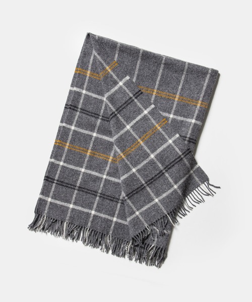 KLIPPAN(クリッパン)の「KLIPPAN Tartan THROWS クリッパン タータン スローケット(ブランケット・レディース・ダークグレー・FREE)」の3枚目の写真