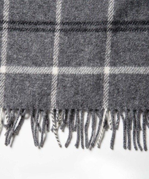 KLIPPAN(クリッパン)の「KLIPPAN Tartan THROWS クリッパン タータン スローケット(ブランケット・レディース・ダークグレー・FREE)」の6枚目の写真