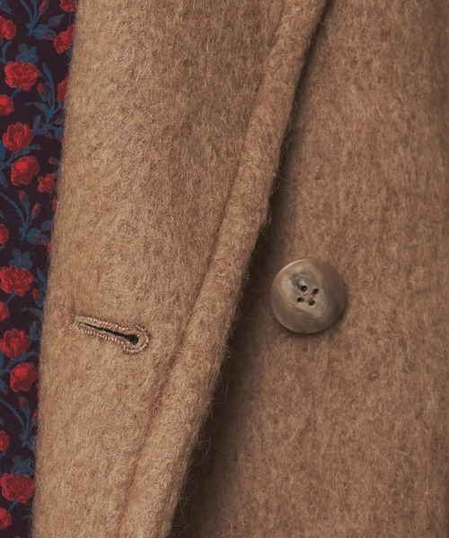 DEICY（デイシー）の「モヘヤシャギーステンカラーコート（ステンカラーコート・レディース・ベビーピンク/モカ・FREE）」の14枚目の写真