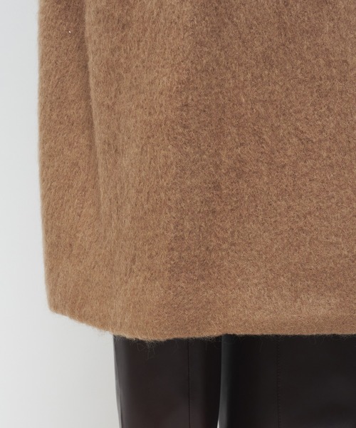 DEICY（デイシー）の「モヘヤシャギーステンカラーコート（ステンカラーコート・レディース・ベビーピンク/モカ・FREE）」の16枚目の写真