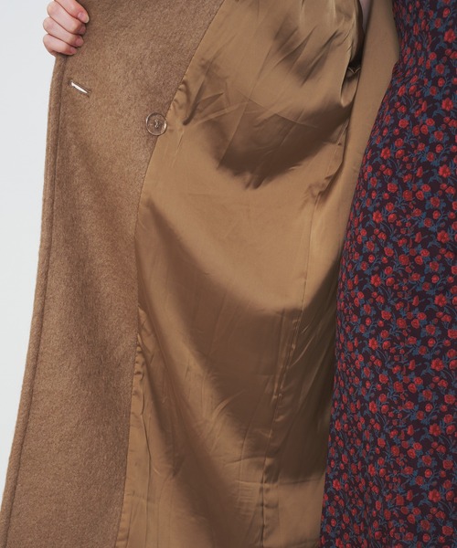 DEICY（デイシー）の「モヘヤシャギーステンカラーコート（ステンカラーコート・レディース・ベビーピンク/モカ・FREE）」の17枚目の写真