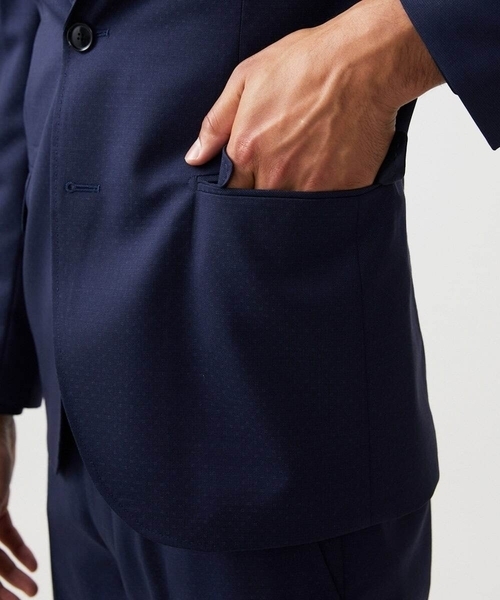 MICHEL KLEIN HOMME (ミッシェルクランオム)の「【セットアップ】テーラードジャケット(テーラードジャケット・メンズ・ネイビー・MEDIUM/LARGE/X-LARGE)」の8枚目の写真