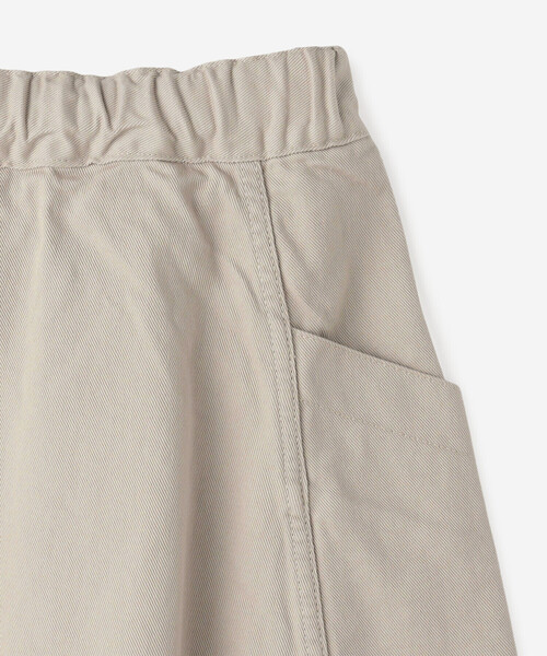 ORCIVAL（オーシバル）の「ORCIVAL | コットンカツラギ イージースカート WOMEN（スカート・レディース・ブラック/オフホワイト・1）」の5枚目の写真