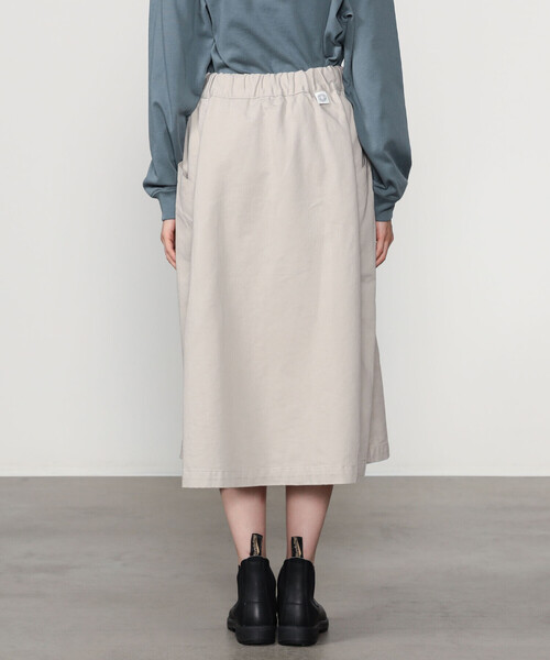 ORCIVAL（オーシバル）の「ORCIVAL | コットンカツラギ イージースカート WOMEN（スカート・レディース・ブラック/オフホワイト・1）」の12枚目の写真