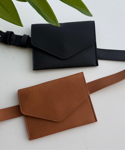 kutir(クティール)の「kutirlune/ウエストポーチ ウエストバッグ ウエストベルト(ベルト・レディース・ベージュ/ブラック・FREE)」の11枚目の写真