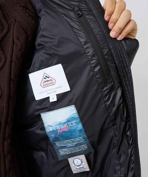Pyrenex（ピレネックス）の「【PYRENEX / ピレネックス】HMY026/ARIAL HOODED/アリアル フーデッド（ダウンジャケット/コート・メンズ・ブラック/カーキ/ブルー・S/XL/L/M）」の13枚目の写真