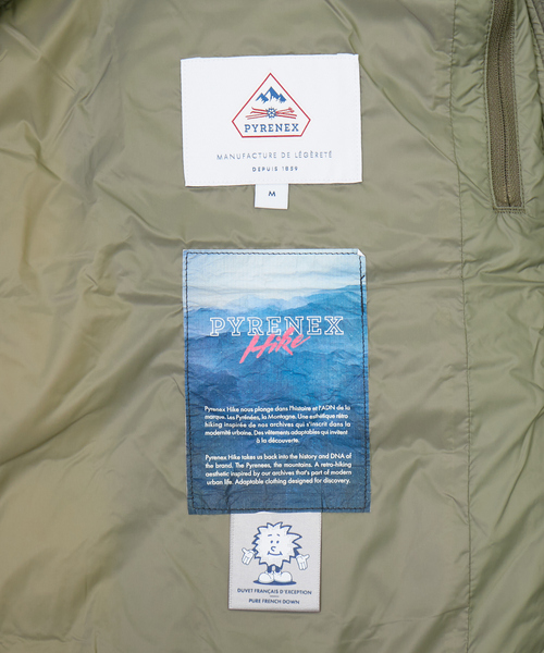 Pyrenex（ピレネックス）の「【PYRENEX / ピレネックス】HMY026/ARIAL HOODED/アリアル フーデッド（ダウンジャケット/コート・メンズ・ブラック/カーキ/ブルー・S/XL/L/M）」の21枚目の写真