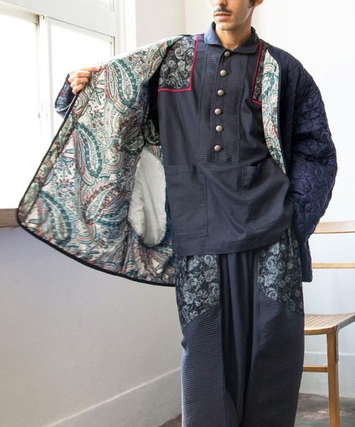 チャイハネ（チャイハネ）の「【チャイハネ】イキライドMEN'Sジャケット（その他アウター・メンズ・キャメル/ネイビー・FREE）」の7枚目の写真