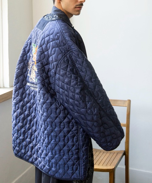 チャイハネ（チャイハネ）の「【チャイハネ】イキライドMEN'Sジャケット（その他アウター・メンズ・キャメル/ネイビー・FREE）」の9枚目の写真