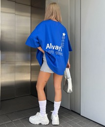 ルーズシルエットT「Always★」【Tシャツ 半袖 オーバーサイズ バックロゴ】