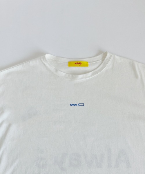 Miney(マイニー)の「ルーズシルエットT「Always★」【Tシャツ 半袖 オーバーサイズ バックロゴ】(Tシャツ/カットソー・レディース・ホワイト×ブルー/ピンク系その他/ブルー系その他2/ホワイト×イエロー/ピンク系その他2/ブルー系その他・FREE)」の20枚目の写真