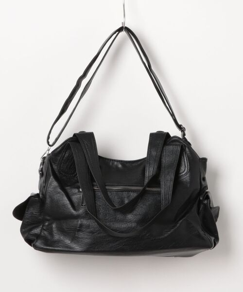 Burner(バーナー)の「【OKUOKU 0909】2WAY 大容量フェイクレザー トートバッグ oku-bag-13-40【RBTS】(トートバッグ・レディース・ブラック/ブラウン/ダークブラウン・FREE)」の4枚目の写真