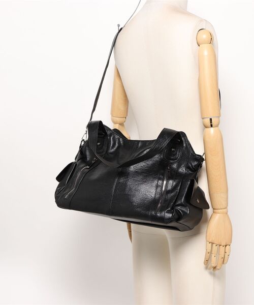 Burner(バーナー)の「【OKUOKU 0909】2WAY 大容量フェイクレザー トートバッグ oku-bag-13-40【RBTS】(トートバッグ・レディース・ブラック/ブラウン/ダークブラウン・FREE)」の7枚目の写真