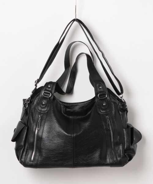 Burner(バーナー)の「【OKUOKU 0909】2WAY 大容量フェイクレザー トートバッグ oku-bag-13-40【RBTS】(トートバッグ・レディース・ブラック/ブラウン/ダークブラウン・FREE)」の12枚目の写真