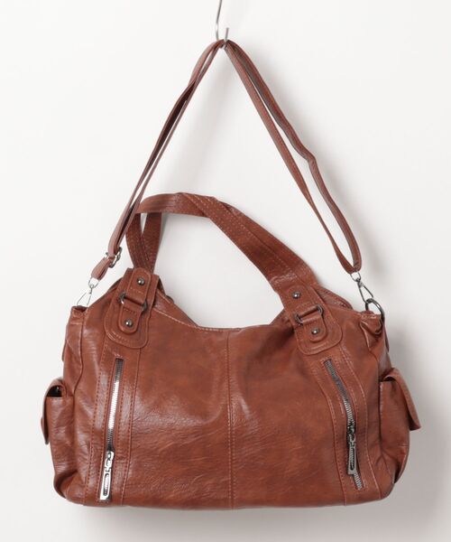 Burner(バーナー)の「【OKUOKU 0909】2WAY 大容量フェイクレザー トートバッグ oku-bag-13-40【RBTS】(トートバッグ・レディース・ブラック/ブラウン/ダークブラウン・FREE)」の8枚目の写真