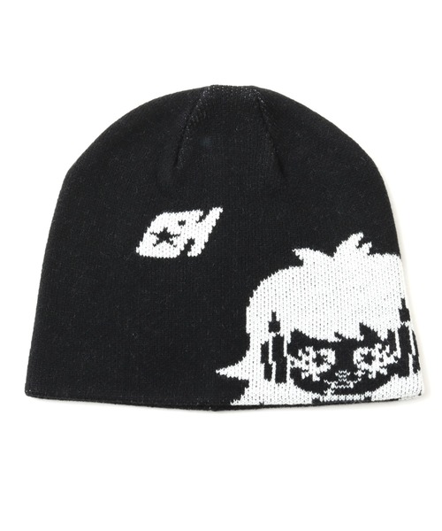 atmos pink（アトモスピンク）の「Akanen x atmos pink Who’s That Beanie / アカネン アトモス ピンク フーズ ザット ビーニー 【SP】（ニットキャップ/ビーニー・レディース・オフホワイト/ブラック・FREE）」の2枚目の写真