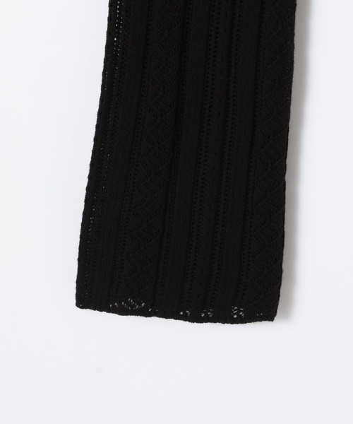 JEANASIS（ジーナシス）の「12GコンパクトアイレットショートVカーディガン/600236（カーディガン/ボレロ・レディース・グレー/ナチュラル/ブラック・FREE）」の12枚目の写真