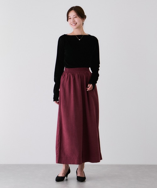 Jayro(ジャイロ)の「ピーチワッシャーガウチョパンツ(その他パンツ・レディース・ブラック/ワイン/グレー/ダークブラウン・M)」の9枚目の写真