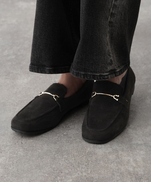 FOUND GOOD（ファウンドグッド）の「アッタカローファー（ローファー・レディース・ブラック/ベージュ/グレー系5・M/L/XL/S）」の2枚目の写真