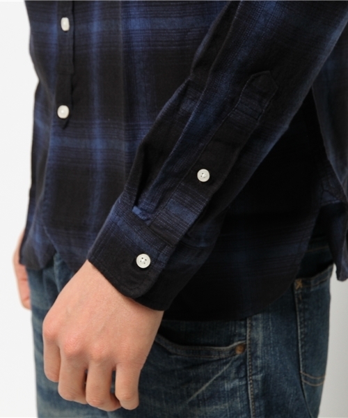 CIAOPANIC（チャオパニック）の「【Ciaopanic】　バンドカラービエラCHシャツLS（シャツ/ブラウス・メンズ・ダークグレー/ネイビー/オリーブ/その他10・SMALL/MEDIUM/LARGE）」の8枚目の写真