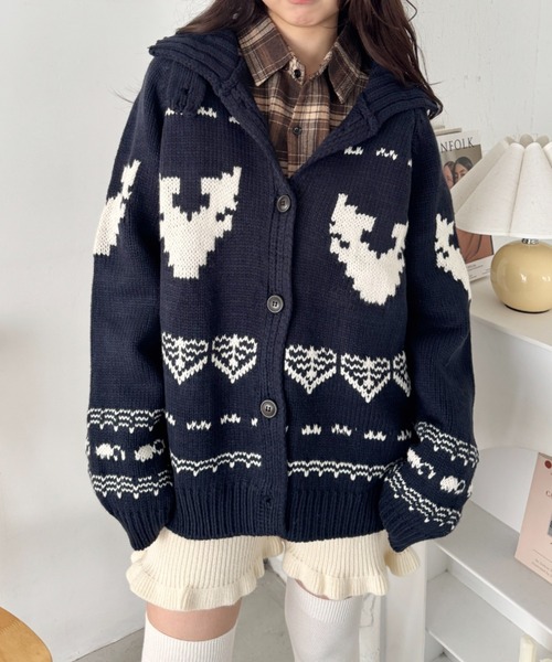 セール】ジャガードカウチンニット（ニット/セーター）｜SOLLON