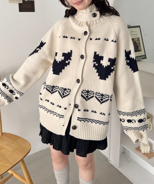 セール】ジャガードカウチンニット（ニット/セーター）｜SOLLON