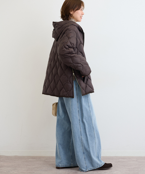 別注【TAION / タイオン】 フードダウンコート（ダウンジャケット