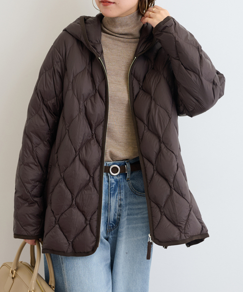 別注【TAION / タイオン】 フードダウンコート（ダウンジャケット