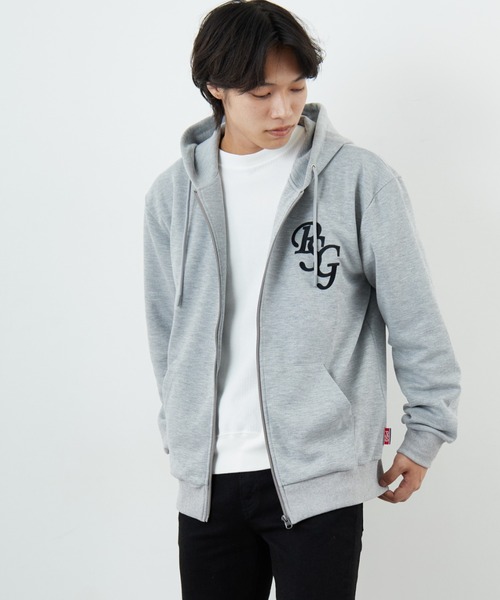 MORINE様シャネル CHANEL パーカー ロゴ 刺繍 リブ 40 グレー PARIS SAINT-GERMAIN/パリ・サン＝ジェルマン] PSG ワンポイント刺繍