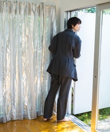 【soduk】back pleated trousers